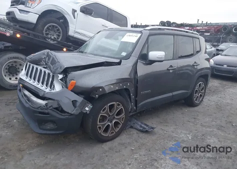 2016 Jeep Renegade Limited from USA, damaged, VIN ZACCJADT7GPC85501